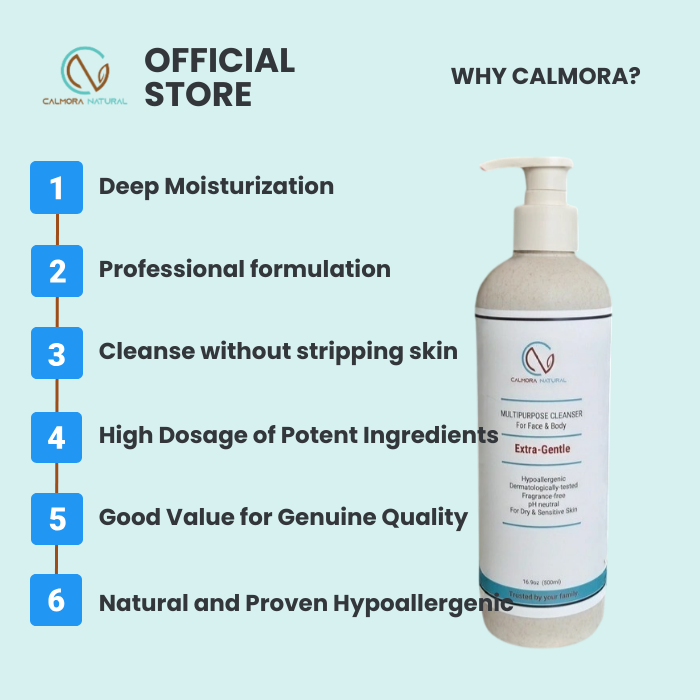 [CALMORA] Natural Cleanser | Eczema-Prone Skin | Sensitive Skin ...