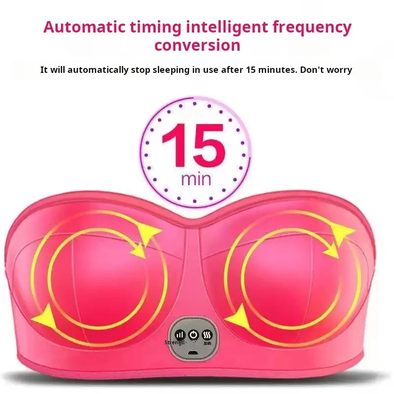 Chest Massage Instrument Alleviate Hyperplasia Massager Hot Compress ...