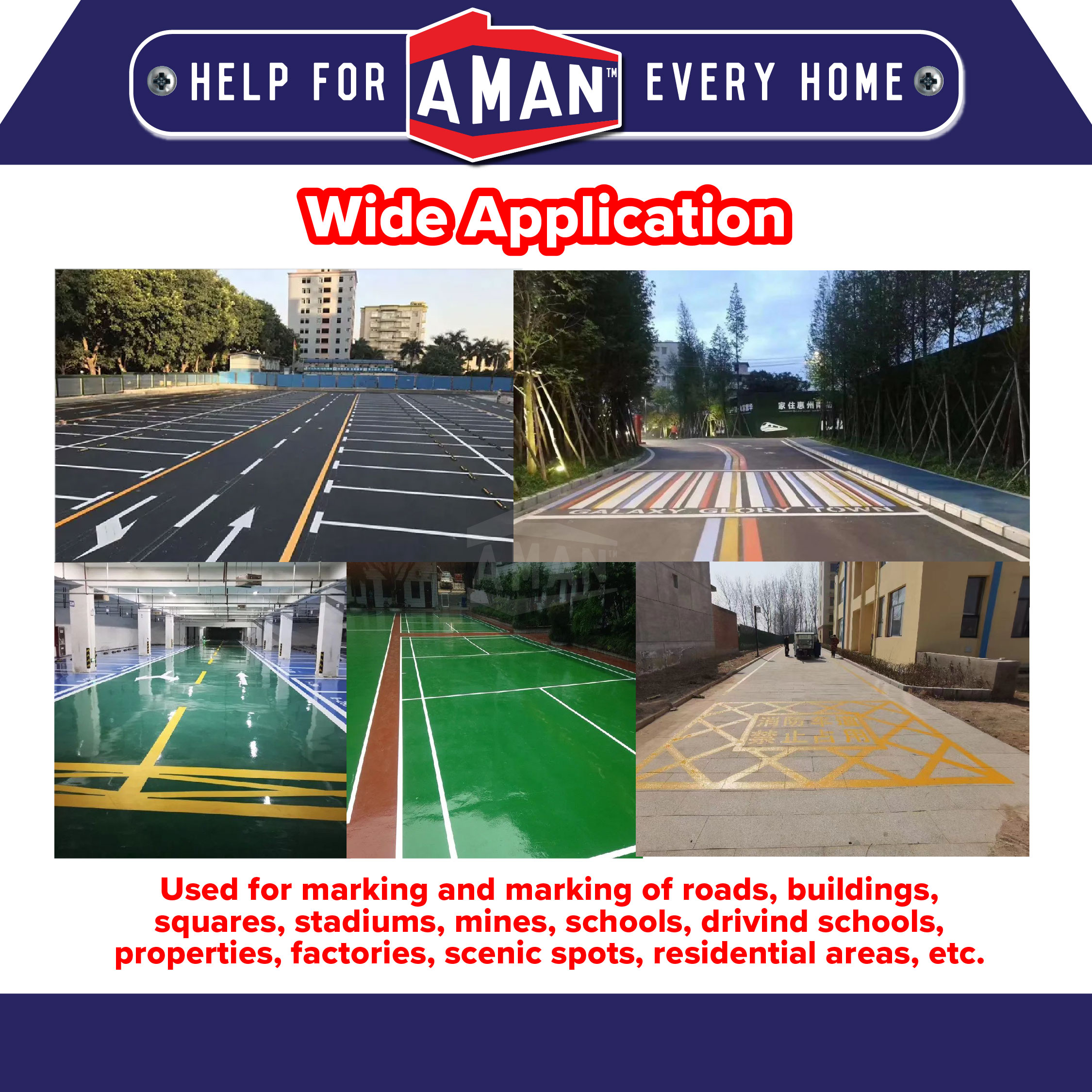 THEAOSON Road Marking Spray Paint Stripe Line Marking Road line Paint ...