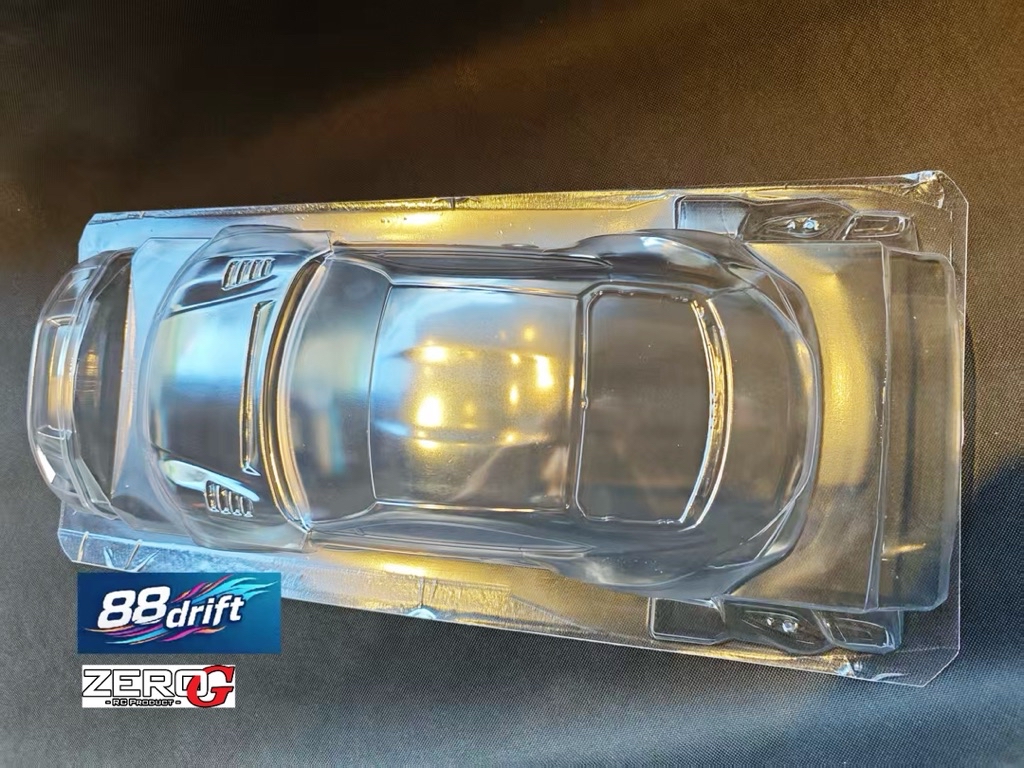 88DRIFT Toyota GR86 Shibata Decals 200mm Clear Bodyshell Body Shell 1/ ...