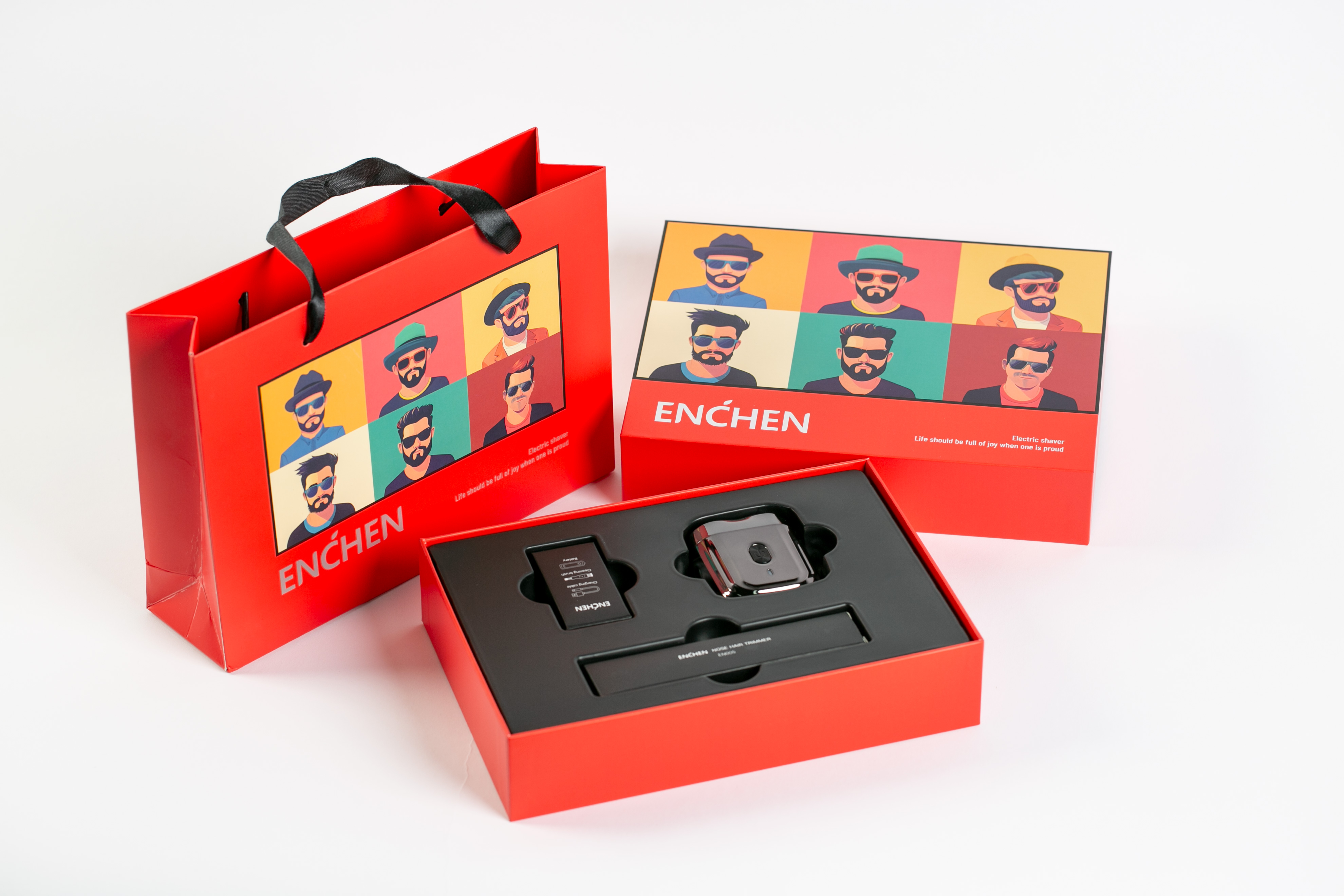 【Best Gift For Men】Enchen Mini 6/K8/MS003 Electric Shaver EN005 Nose ...
