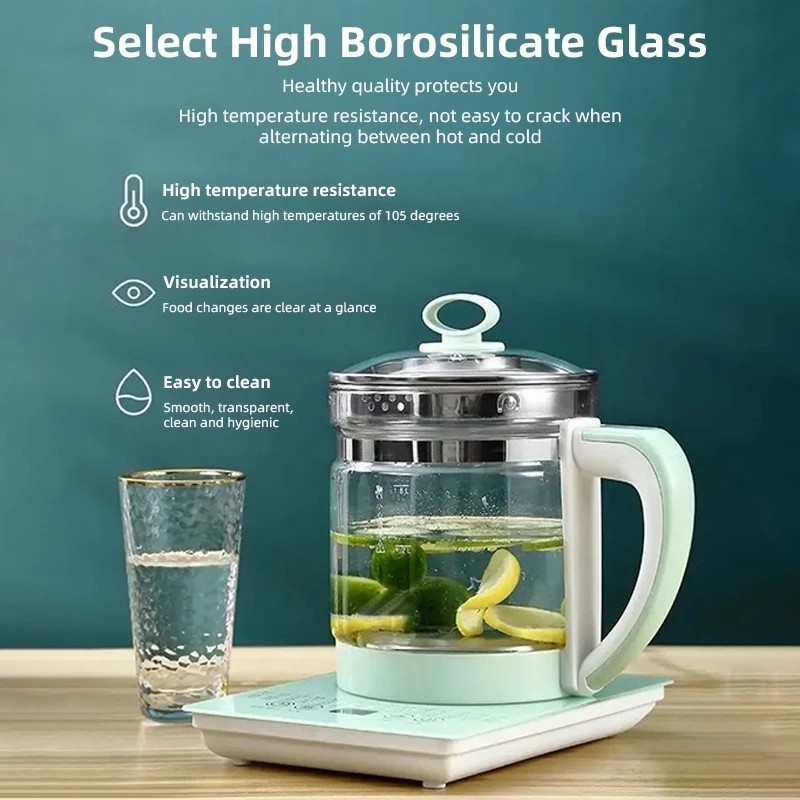 Multi-function Electric Kettle 1.8L Health Pot With Strainer Portable ...