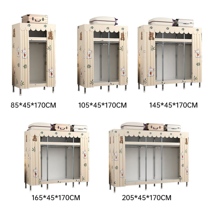 LEEGO HOME 20MM diameter steel pipe Cabinet Almari Baju Rak Baju ...