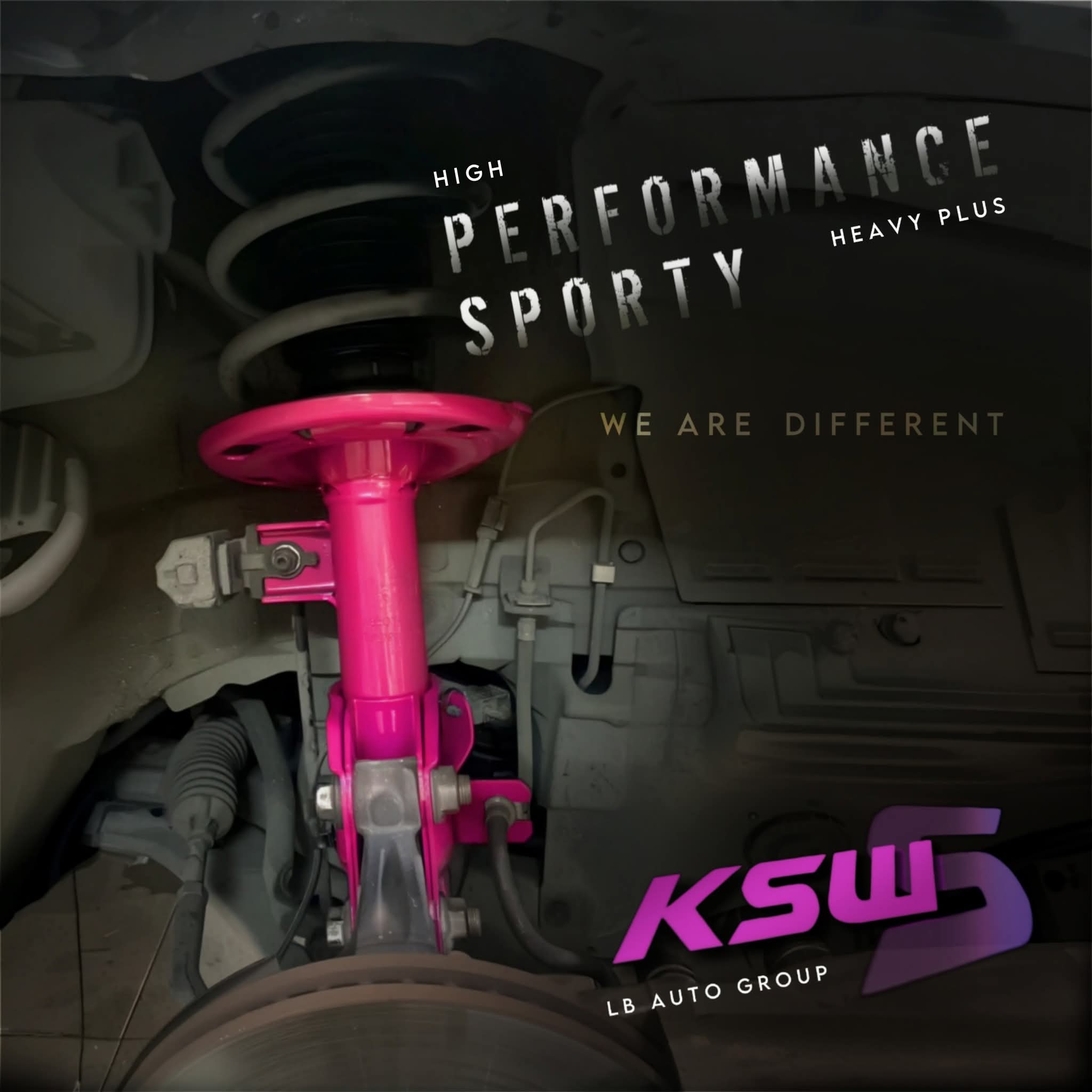 KSW S+ Gas Heavy Duty Shock Absorber Alphard agh30 Vellfire ggh30 Front ...