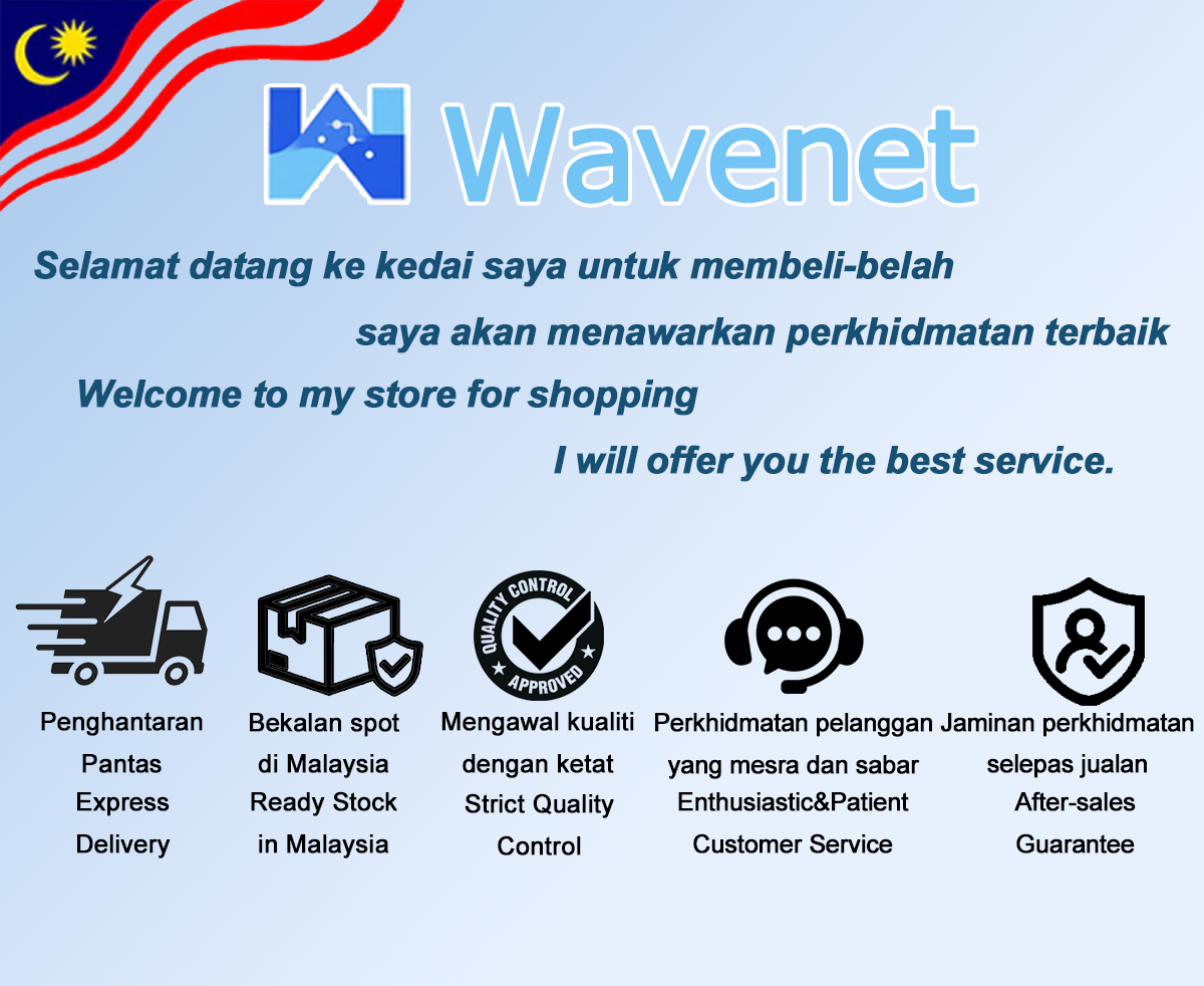 Wavenet Kabel rangkaian Cat6 RJ45 Kabel Ethernet Gigabit Gold chip ...