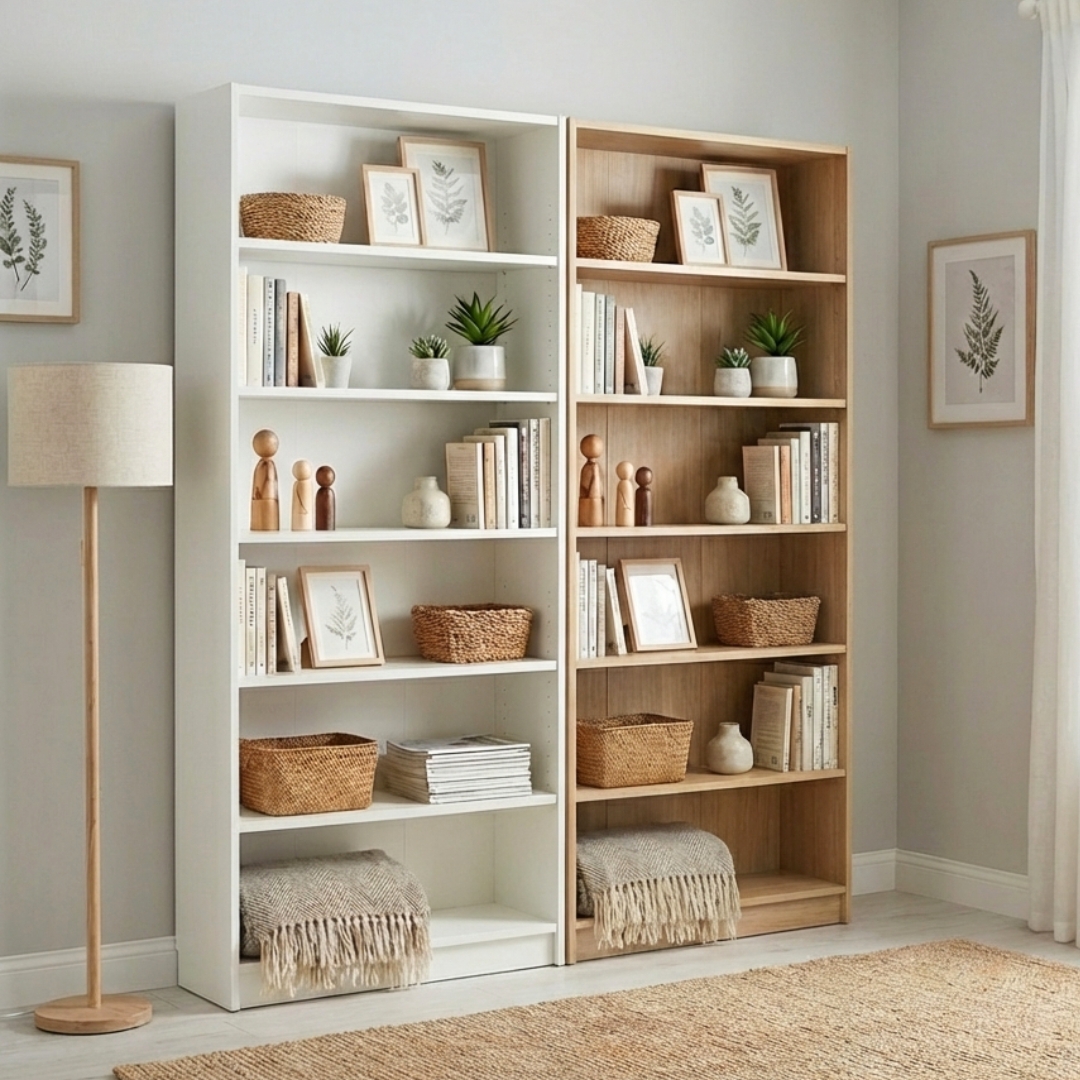Loft Living 6 Tier BookCase/Rak Tinggi/Home Furniture/Rak Murah/Almari ...