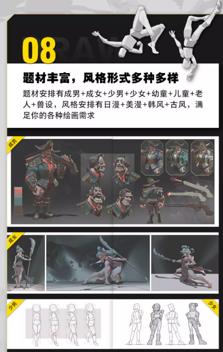 【现货正版】动漫人体结构表现技法专项训练施通TC晨游戏动漫人体结构绘画教学手绘基础教材书动漫人体画教程学画画CG板绘手绘书动漫人体结构 ...