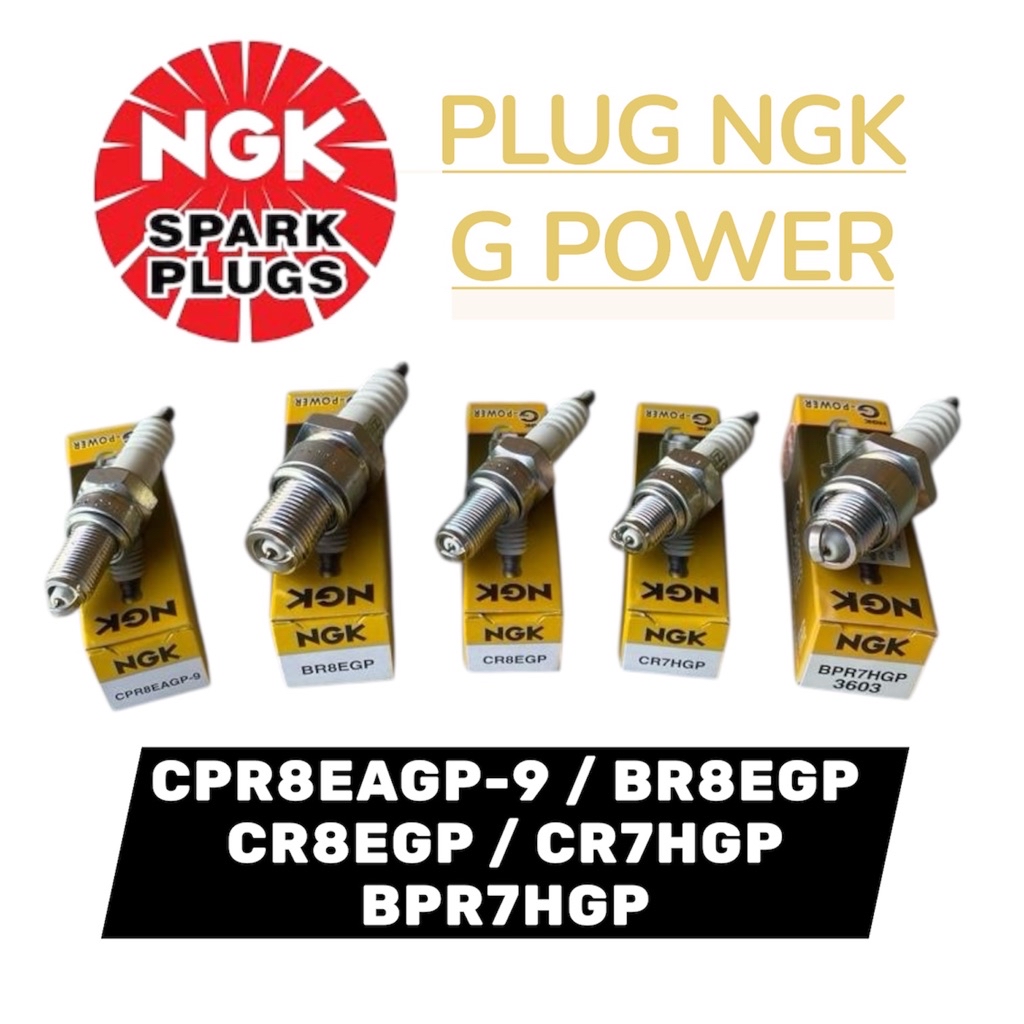 NGK G-POWER G POWER SPARK PLUGS PLUG ORIGINAL RXZ Y125Z RGS RGV Y110 ...