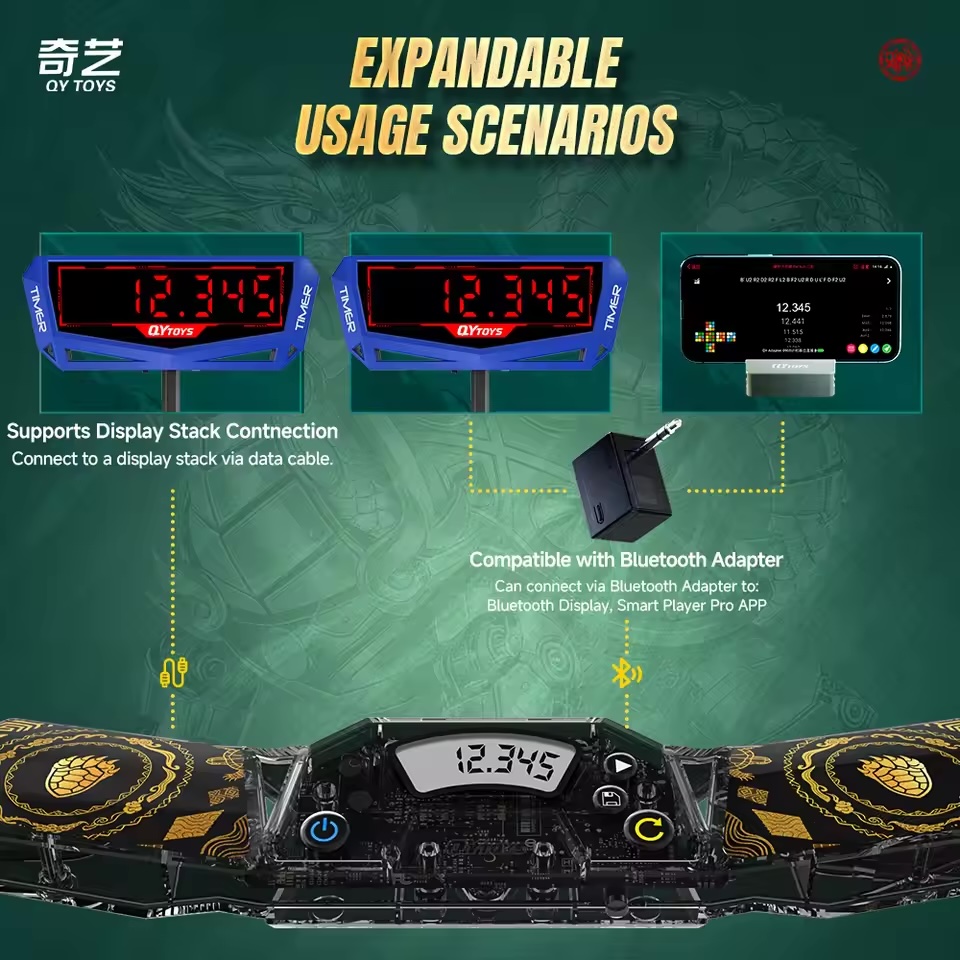 [JPEARLY] Qiyi Timer The Mythical Series Xuanwu | QY Timer | Speedcube ...