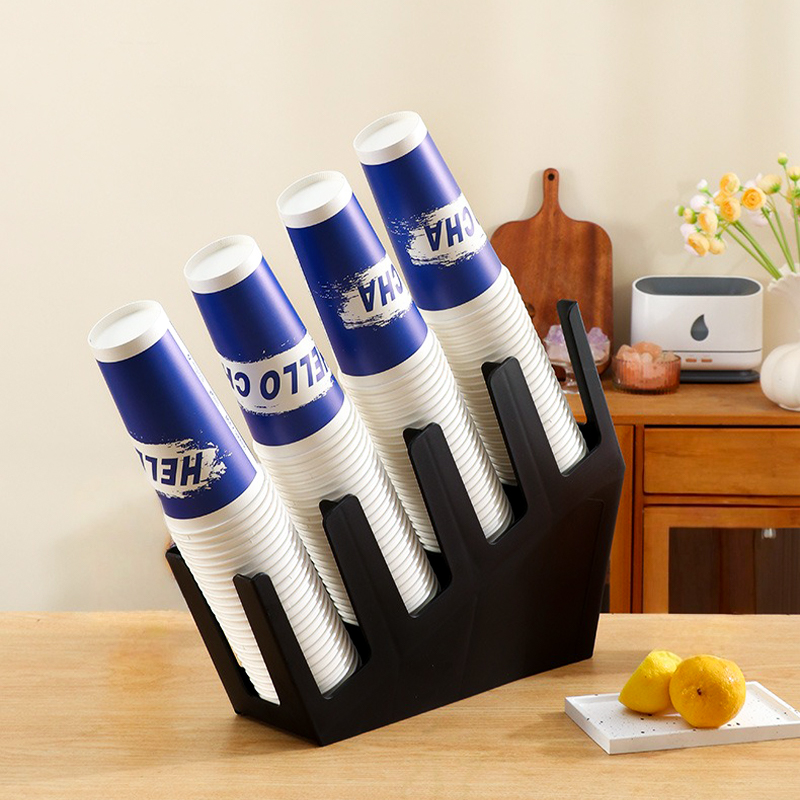 Paper cup holder Coffee cup holder Paper cup display rack Barang dapur ...
