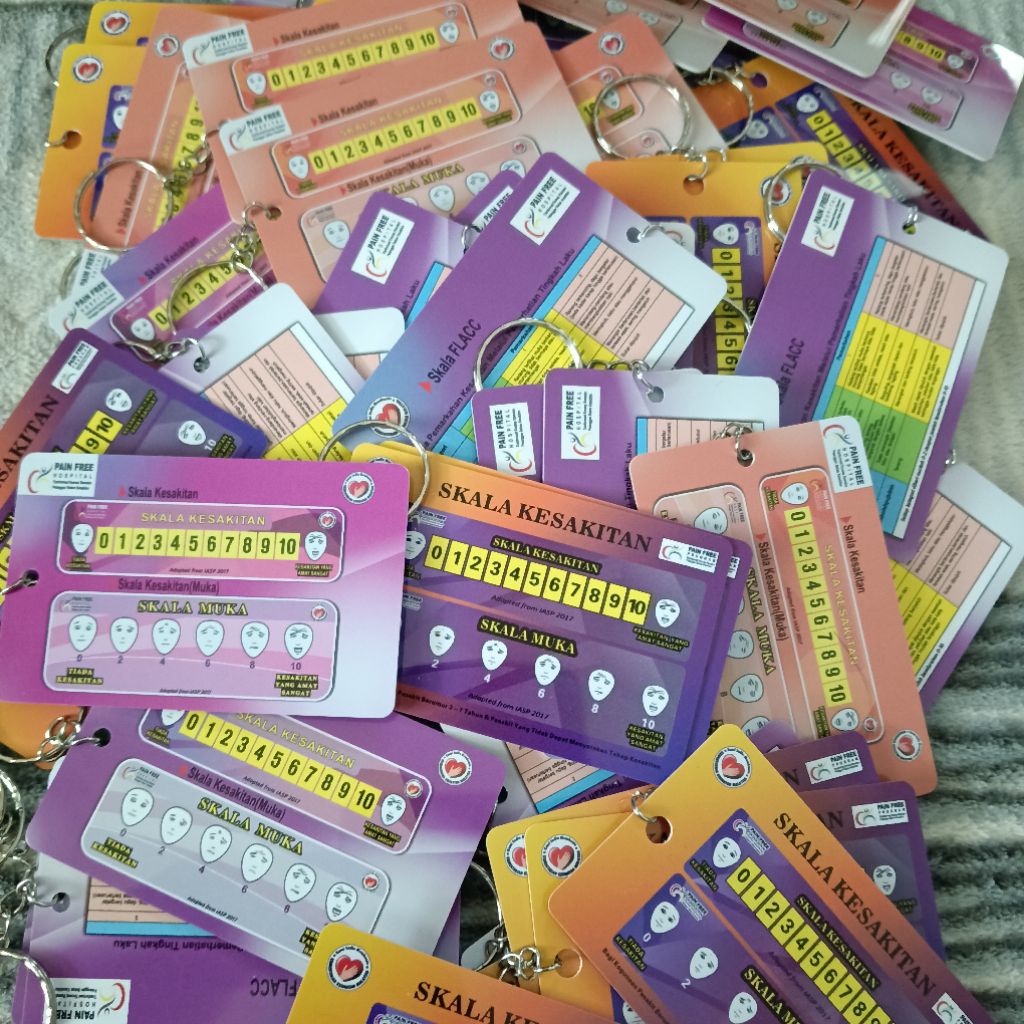 Pain score ruler skala kesakitan pain scale ruler pembaris skala ...