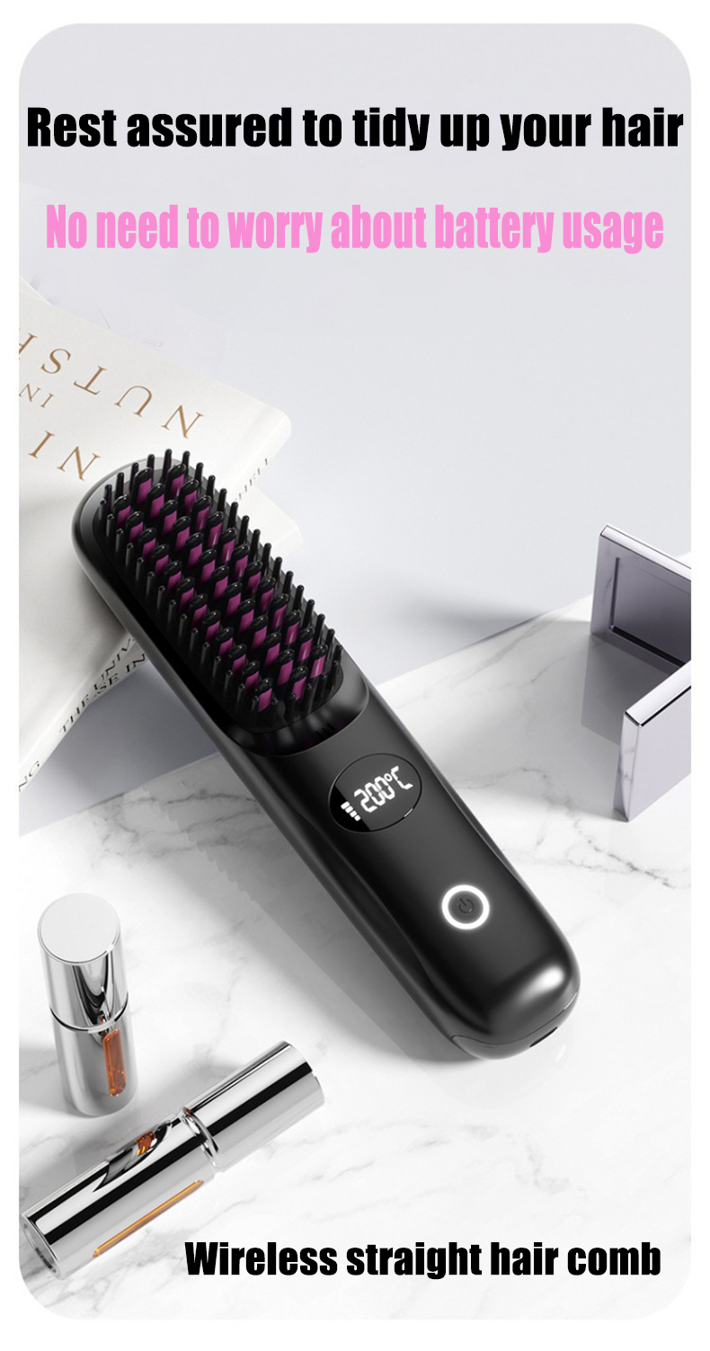 Deroma Straightening comb 16000mAh Long battery life 24-hour long ...