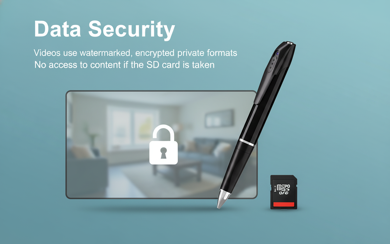 Pen Camera 2-in-1 Writing Pen & Video Recorder, 1080P FHD Short Focal ...