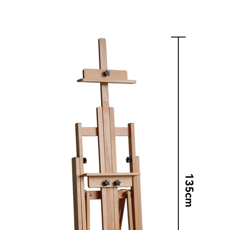 Solid Wood Professional Floor-standing Large Easel for Art Students ...