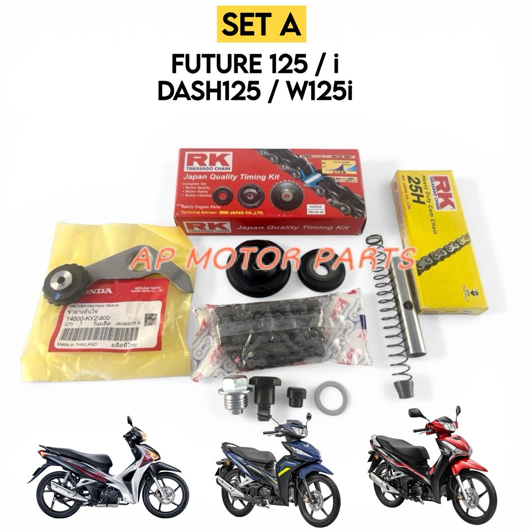 100% ORIGINAL RK JAPAN TIMING CHAIN KIT FUTURE125 FUTURE125FI DASH125 ...
