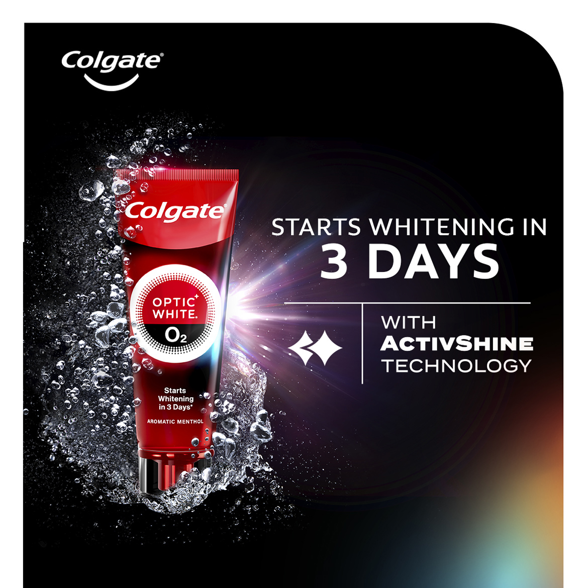 Colgate Optic White O2 Oxygen Whitening Aromatic Menthol Toothpaste ...