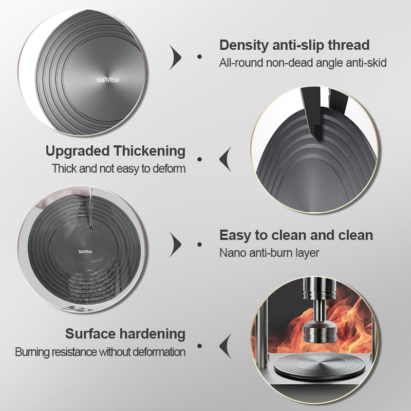 SUPVIBE Heat Diffuser for Gas Stove 24 & 28cm Heat Conductor Cookware ...