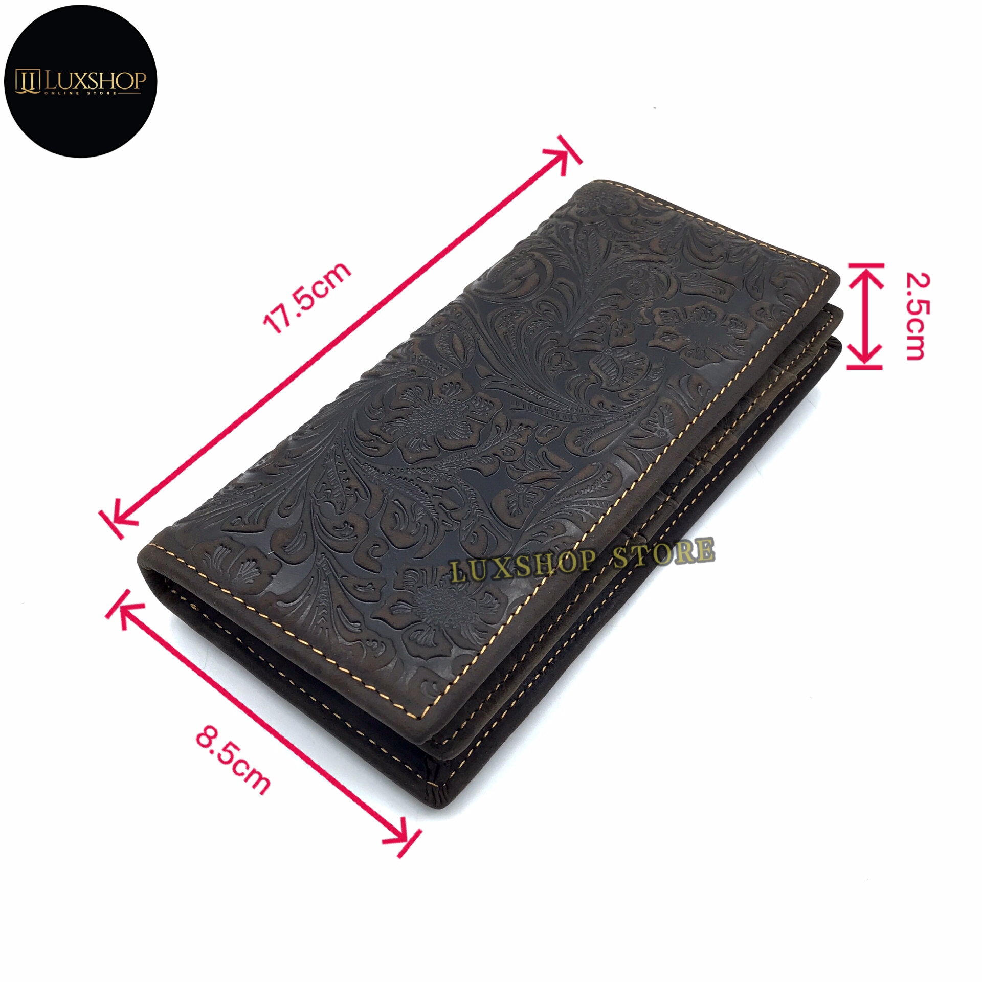 Rush Rider Long Wallet Zip Full Grain Cow Leather Purse Dompet Kulit ...