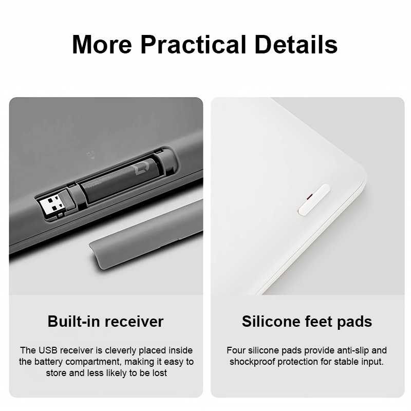 Xiaomi Portable Dual Mode Keyboard 2.4GHz Bluetooth Multi Device ...