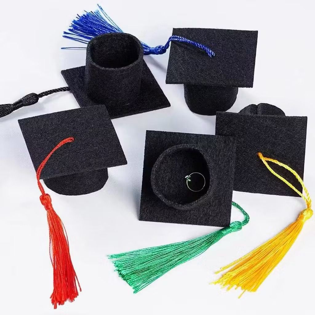 (5PCS) GRADUATION CAP Convo Cap DIY flower Cap Mini Topi Graduasi ...
