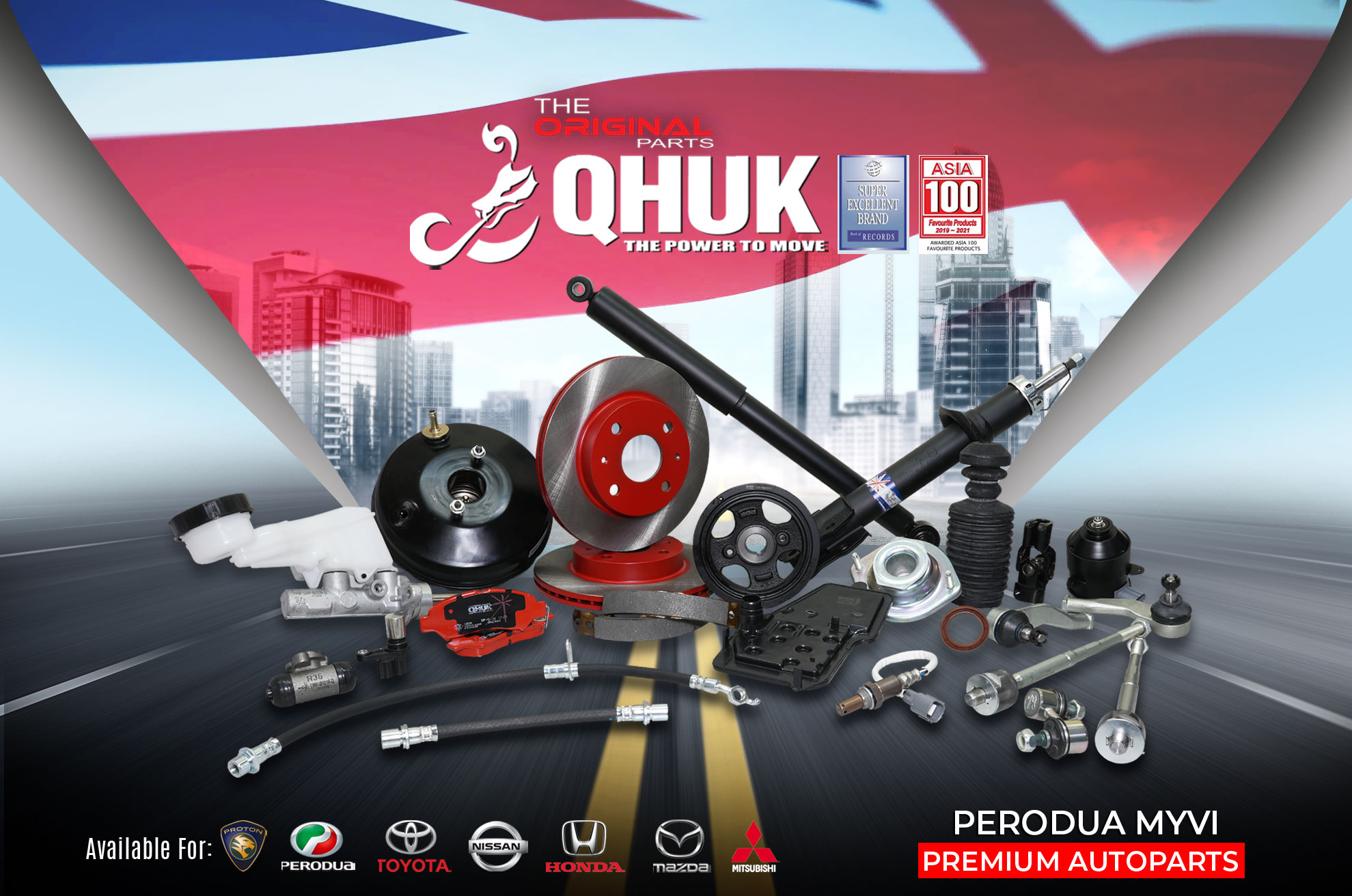 QHUK Gas Shock Absorber Alphard Anh20 Vellfire Ggh20 Front Rear Set ...