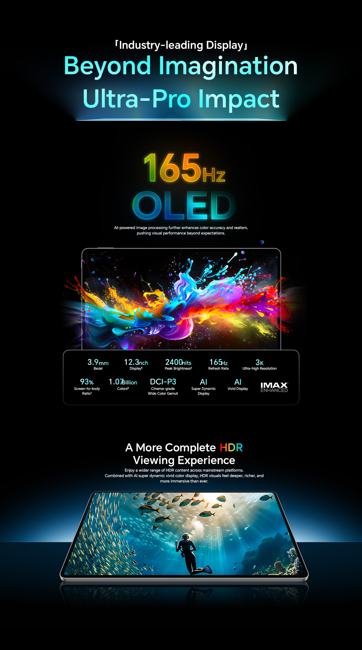 [ONLINE EXCLUSIVE] HONOR MagicPad 4 24(12+12)GB+256GB Tablets 2-in-1 AI ...