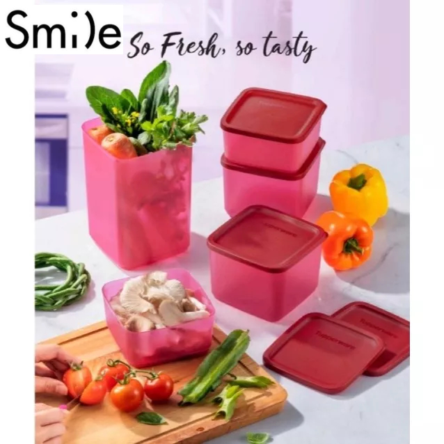 New Tupperware so fresh set (5pcs) Shopee Malaysia