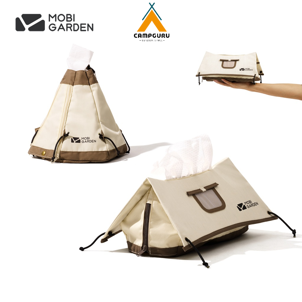 MOBI GARDEN Tissue Box Mini Tent Shape For Paper Pumping Tissue Roll ...