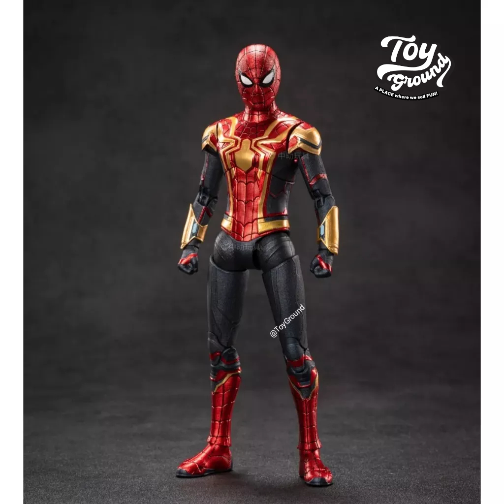 [Ready Stock] ZD Toys Spider Man Action Figure (1/10 Scale) Black and ...