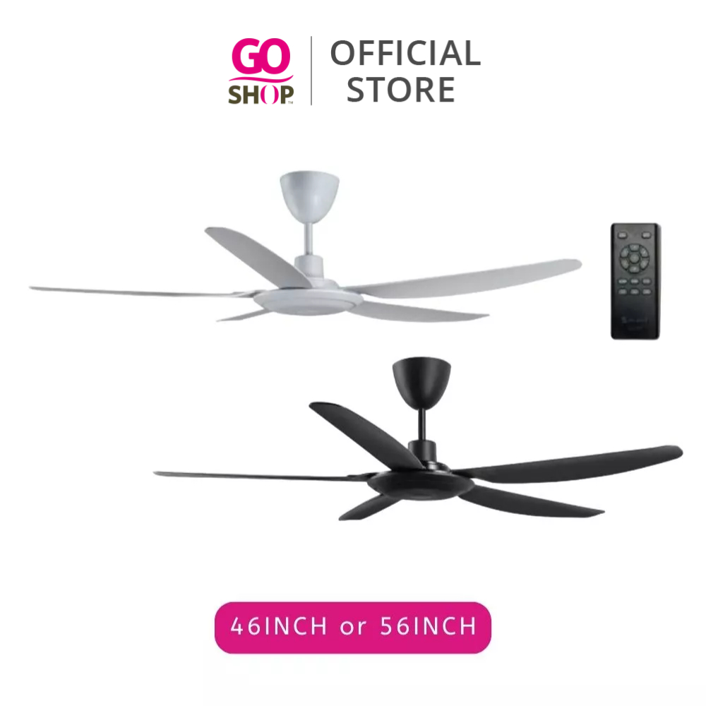 DEKA Silenz DC Ceiling Fan With Remote Control 46Inch/56Inch 8 Fan