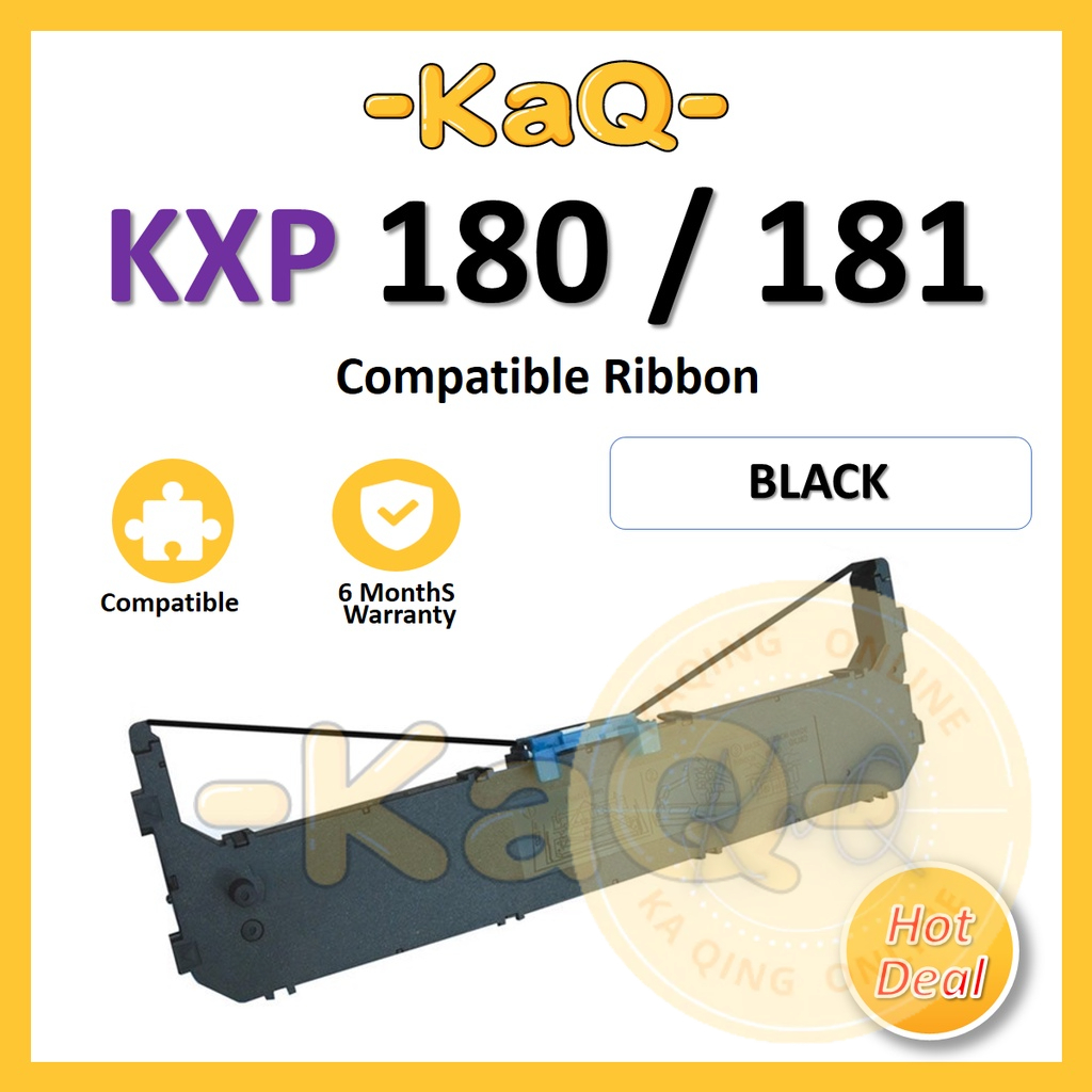 KXP180 KXP 180 181 COMPATIBLE PANASONIC INK RIBBON Dotmatrix KX-P181 KX ...