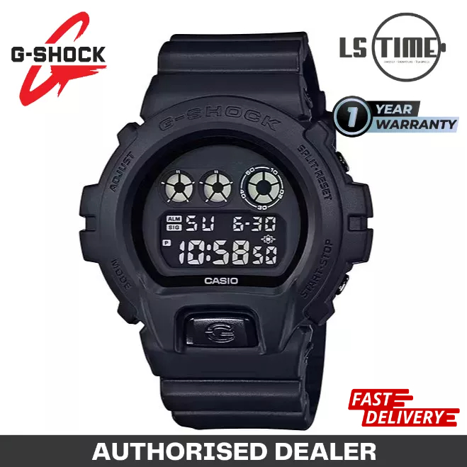 Casio G SHOCK DW 6900BB 1 Full Black Blackout Digital Resin Watch DW 6900BB 1DR DW 6900BB Shopee Malaysia