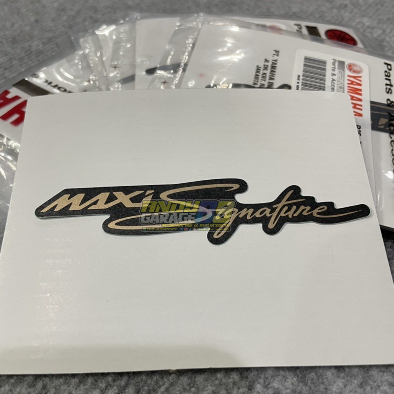 STICKER MAXI SIGNATURE ORIGINAL YAMAHA | Shopee Malaysia