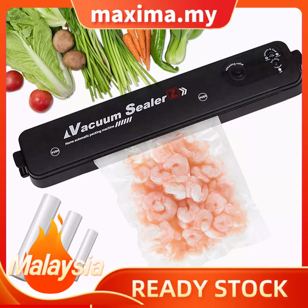【Malaysia Ready Stock】 Vacuum Sealer Machine Food Sealer Packaging