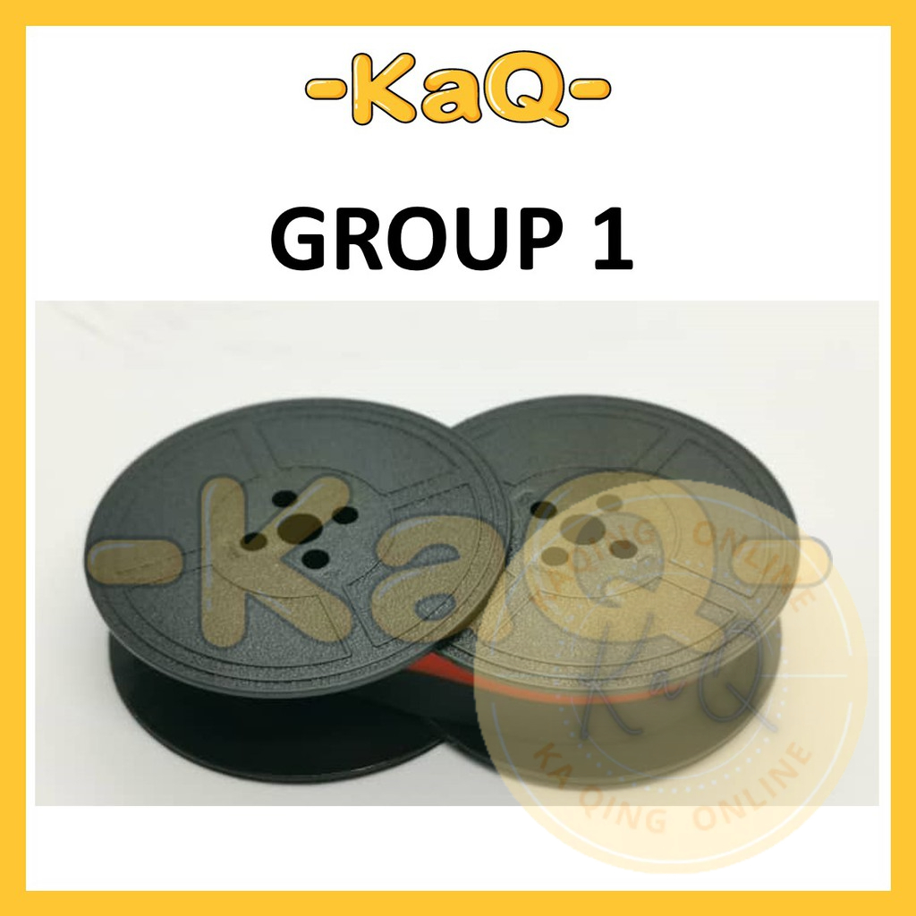 GROUP 1 GR 1 GR1 Ink Spool Ribbon for Typewriter Din 2103 32755 Brother ...