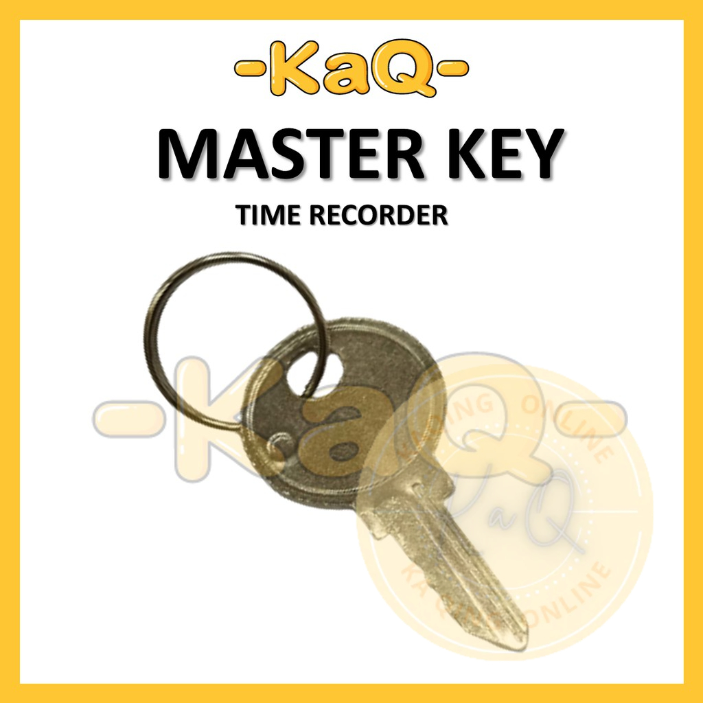 Time Recorder Key / Punch Card Machine Universal Master Key Kunci for