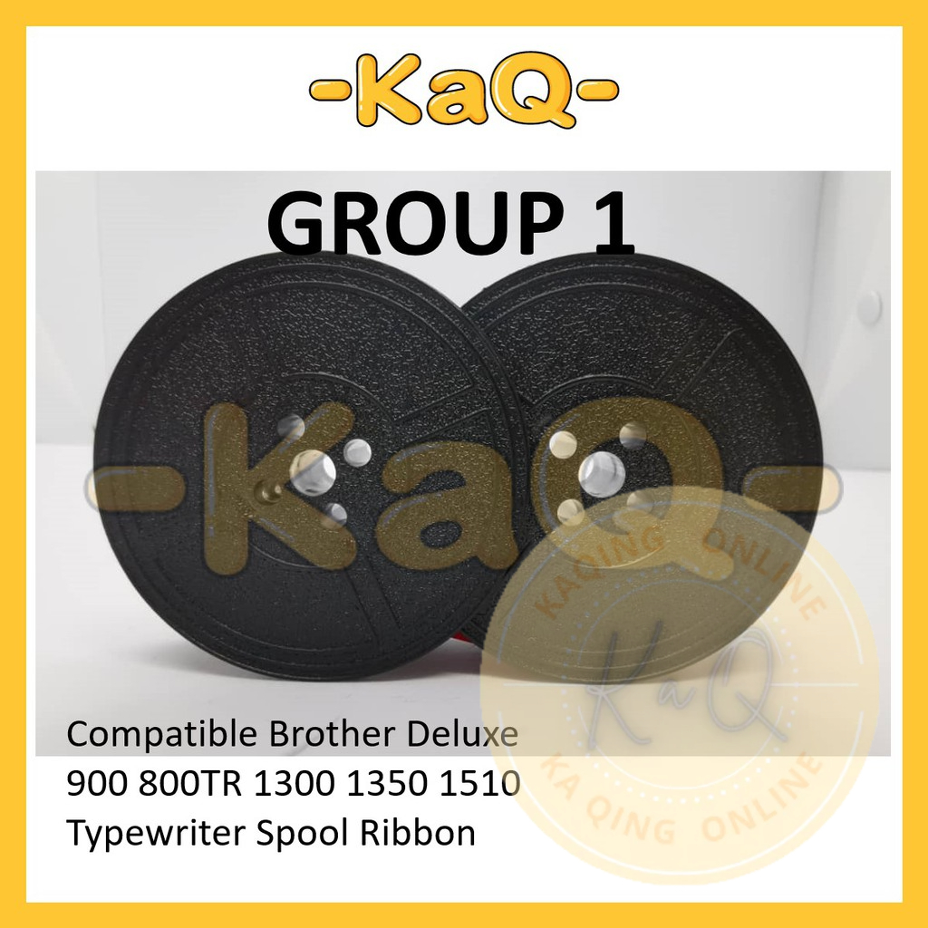 GROUP 1 GR 1 GR1 Ink Spool Ribbon for Typewriter Din 2103 32755 Brother ...