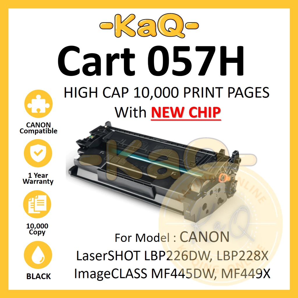 Canon 057 057H ( WITH CHIP ) HIGH YIELD Compatible Toner for LBP226dw