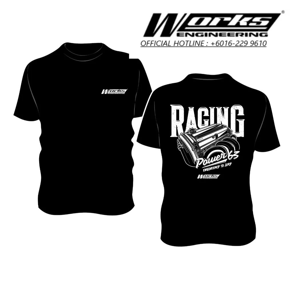 [FREE STICKER] Works Engineering 4G63 Racing Limited Edition Round Neck ...