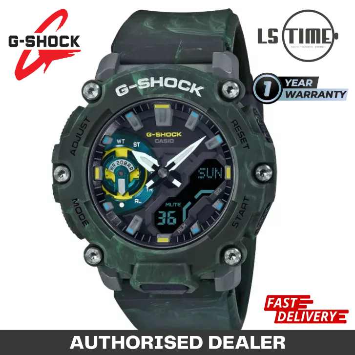 Casio G-Shock GA-2200MFR-3ADR Carbon Guard Men Watch | Shopee Malaysia