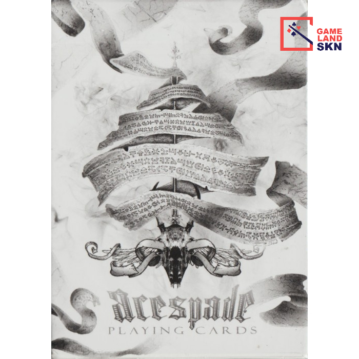 Arcane White Gaff Deck By Ellusionist Shopee Malaysia