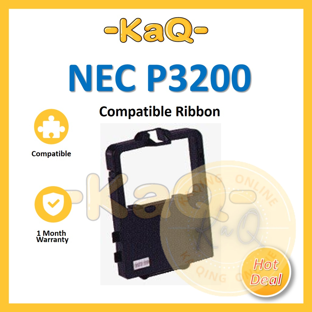 NEC P3200 P2000 P3000 P3300 50-016 COMPATIBLE BLACK PREMIUM INK RIBBON ...