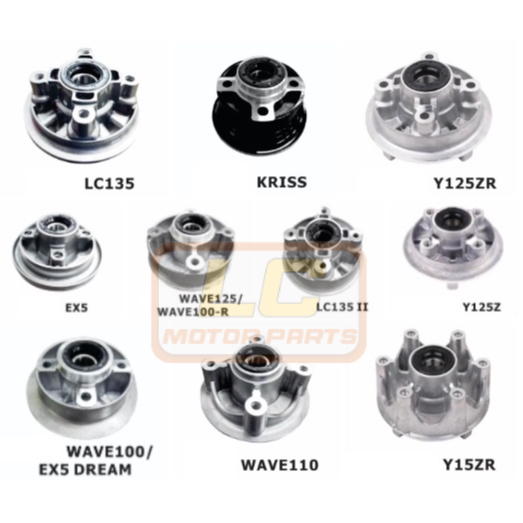 HUB SPROCKET WITH BEARING EX5 HP W100 DREAM WAVE 125 WAVE100R WAVE110