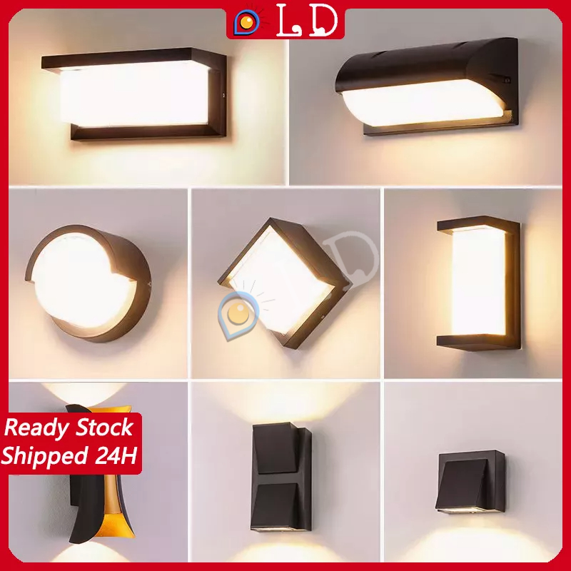 Wall Light Lampu Dinding Modern Indoor LED Wall Lamp Outdoor Waterproof ...