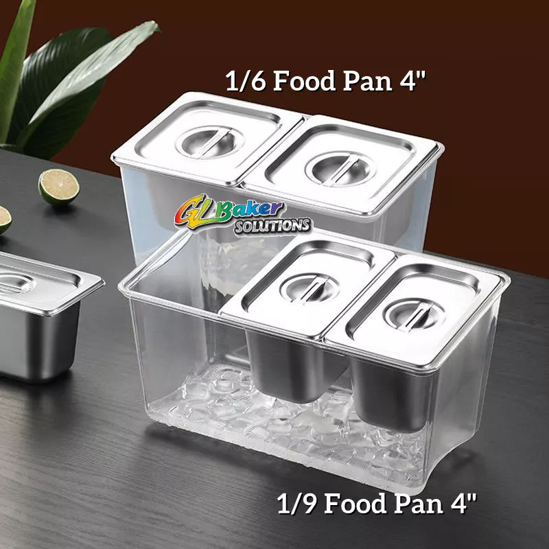 1/9 Stainless Steel Food Pan 2 1/2