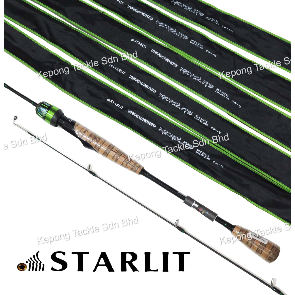 NEW STARLIT fishing rod STARLIT MICRO LITE MLS531UL MLC602UL
