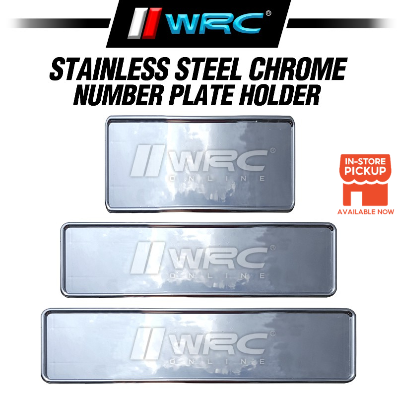 Chrome reg deals plate holders