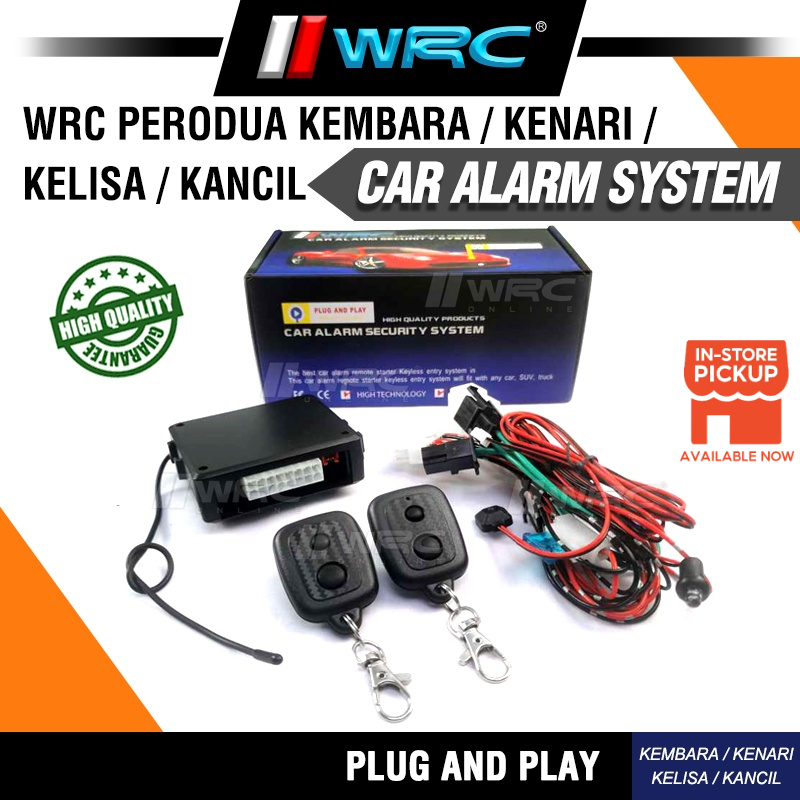 WRC Perodua Kembara / Kenari / Kelisa / Kancil New 2002 Car Alarm