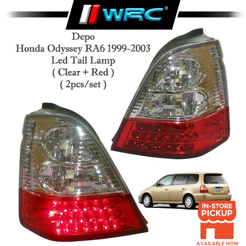 Depo Honda Odyssey RA6 1999 - 2003 Led Tail Lamp ( Clear + Red ...