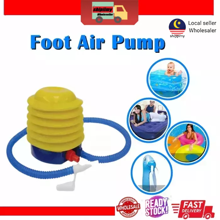 Large Foot Air Pump – For Pools, Beds, Inflatables & Camping Gear, Dual Valve, Manual Power